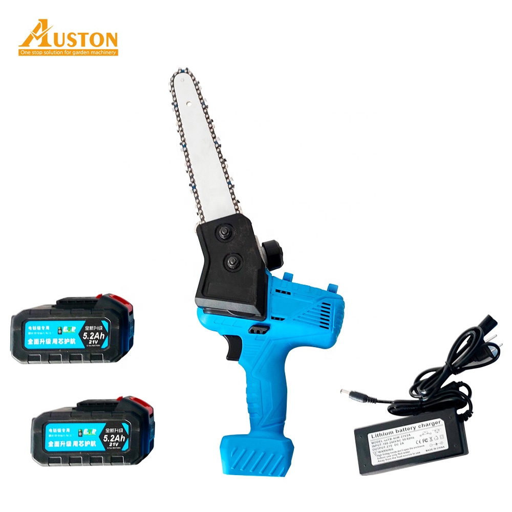 21v Electric Lithium Chainsaw Brushlees Battery Cordless Chain Saw