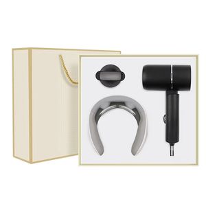 Sèche-cheveux avec embout concentrateur + masseur pour le cou, coffret cadeau d'entreprise, cadeaux promotionnels de luxe, cadeaux de mariage pour les invités, articles cadeaux - Product Image 2