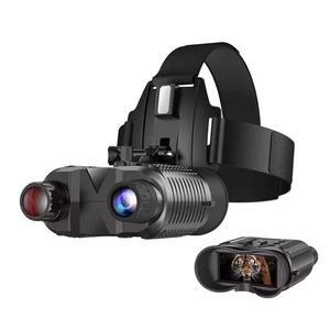 High-Performance 8X Hands-free Scope Helmet Mounted Infrared <b>Night</b> <b>Vision</b> Binoculars 2.7-inch Screen Adjustable Waterproof Metal - Product Image 1