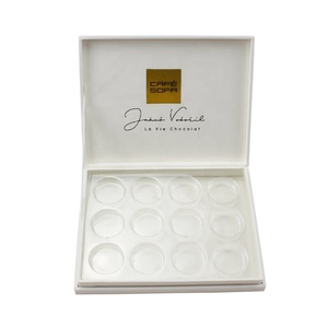2021 Custom Hard MDF Wooden <b>Board</b> Gift Chocolate Box Packaging With Clear Blister Tray - Product Image 5