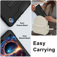 Étui antichoc à 3 couches pour Lenovo Tab One 8.7 K9 TB305FU 2025 avec support pliable en silicone et PC Armor OEM ODM