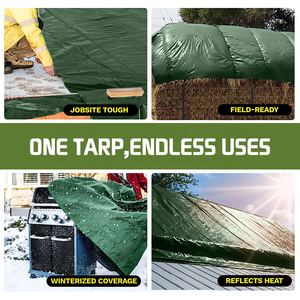 Bâche industrielle en PE 100 % imperméable, personnalisable, 60-400 g/m², <span class=keywords><strong>anti</strong></span>-UV, occultante, enduite de PE, pour camions – Vente chaude - Product Image 4