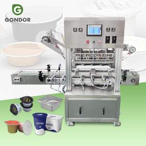 Liner Heat Manufacturys Pots Sealer Heating Beverage Paper Cup Hot Seal <b>Automatic</b> <b>Machine</b> Sealing Film Printer - Product Image 1