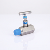 Vanne à aiguille industrielle V5 V5H en acier inoxydable 316, 10000 PSI, 1200F, corps hexagonal compact, siège arrière, tige non rotative, fournisseur OEM pour applications chimiques, pétrole et gaz