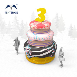 Werbung Infla tables Cake Model Logo für Dessert Festival Veranstalter Bäckerei Marken Event Planner Mall <span class=keywords><strong>Promotion</strong></span> Holiday Partie - Product Image 4