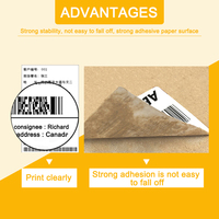 Étiquette adhésive thermique pour code-barres postal DK-22205 QL-1110NWB pour imprimante Brother DK11201 DK11202 DK11204 DK11209 DK11241