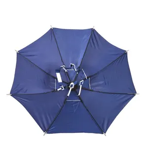 Edc — couvre-chef parapluie chapeau de soleil, mains libres, nouveauté, Portable, voyage randonnée plage pêche, protection solaire uv