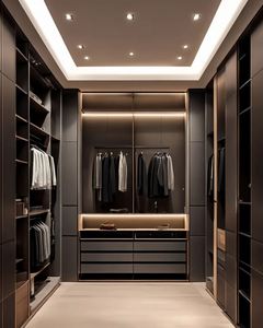 Armoires sur mesure de style américain et français moderne pour la chambre à coucher, le dressing, la garde-robe - Product Image 1