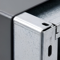 Armoire électrique murale IP54 400x600x250mm en acier thermolaqué pour appareillage de distribution