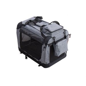 Zipper Closure Dog Cat Travel Bag Soft Sided Collapsible Large Pet Cage Breathable Pet Bag Foldable Breathable Dog Crate - Product Image 1