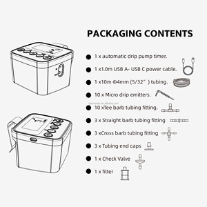 <span class=keywords><strong>Riego</strong></span> Automático para Plantas <span class=keywords><strong>de</strong></span> Interior, Sistema <span class=keywords><strong>de</strong></span> Auto-<span class=keywords><strong>Riego</strong></span> para 10 Macetas, Kit <span class=keywords><strong>de</strong></span> <span class=keywords><strong>Riego</strong></span> <span class=keywords><strong>por</strong></span> <span class=keywords><strong>Goteo</strong></span> Automático, Temporizador <span class=keywords><strong>de</strong></span> Agua Programable - Product Image 4