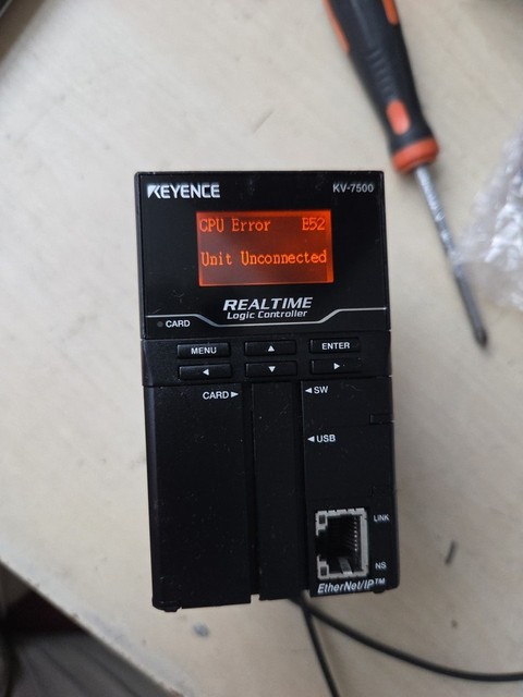 KV-7500 24VDC 3A CPU processor KV series PLC