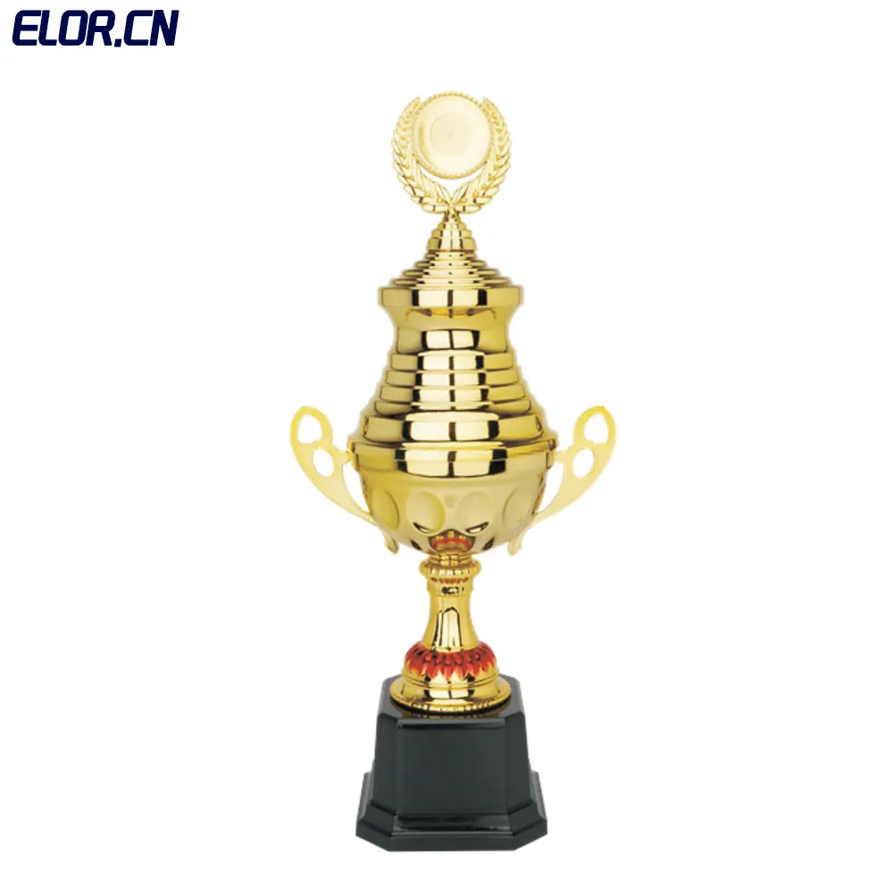 ELOR Custom Engraving Sport Anniversary Celebration Gift Metal Trophy With Your Own Logo