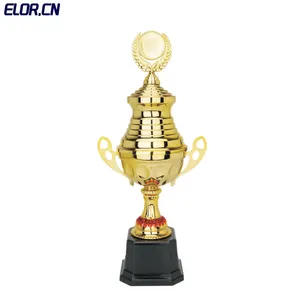 Elor tùy chỉnh khắc thể thao kỷ niệm lễ kỷ niệm quà tặng kim loại Trophy với logo riêng của bạn