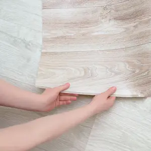 Washable Wood Look Waterproof Sheet Luxury Felt Backing Sponge Linoleum Roll PVC Vinyl Flooring Price Roll With High Quality