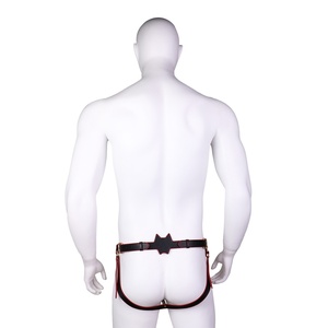 FAAK Body Restraint Strap O- Ring Bearer Pants Leather Harness Belt Underwear for Strap on <b>Dildo</b> Use Briefs Bondage Sex Toys - Product Image 6