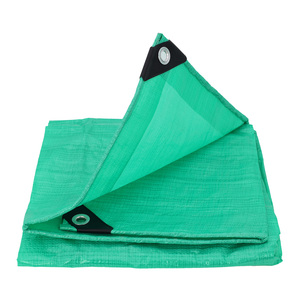 Bâche en plastique 180 g/m² pour couverture de voiture, bâche en polyéthylène verte - Product Image 2