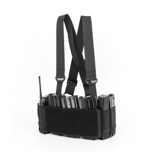Outdoor 5.56 Mag Pouch Borst Vest Tool Radio Pouch Jacht Rd Micro Tactische Borst <span class=keywords><strong>Rig</strong></span> Voor Mannen - Product Image 2