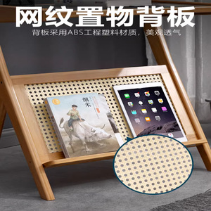 <b>Solid</b> <b>Wood</b> Coffee Table With Storage Japanese Style Modern Design Tempered Glass Top Small Apartment Use - Product Image 4