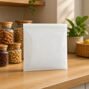 Clear Window Display Artisan Handmade Soap Resealable Zipper <b>Bag</b> Biodegradable Shampoo Bar Bath Bomb Solid Cosmetic Packaging - Product Image 5