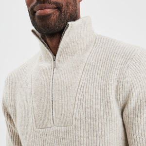 Cárdigan de Invierno para Hombre con Cuello Camionero, Cierre de Cremallera, Tejido Transpirable de 320g para Combinar con Otras Prendas - Product Image 4