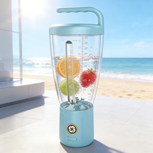 Blender portable 150W, 1000ml, rechargeable par USB, alimenté par batterie, 6 lames, mode turbo pour écraser la glace, sans BPA, qualité alimentaire, anti-fuite - Product Image 1