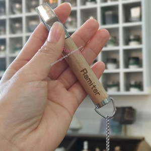 Inalatore Personalizzato per Smettere di Fumare con Olio Essenziale, Senza Nicotina, in Legno d'Acero, Regolabile per Bocchette dell'Aria, per Smettere di Fumare e Vapare - Product Image 5
