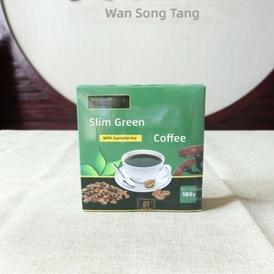 Té <span class=keywords><strong>Medicinal</strong></span> Slim Green Coffee con <span class=keywords><strong>Ganoderma</strong></span> Lucidum de Hubei en Bolsitas de 180g, Venta al por Mayor de Fábrica, Mejora la Densidad Ósea - Product Image 2