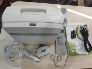 Edan DUS 60 VET Portable B/W Ultrasound Scanner with PW Doppler for Veterinary Diagnosis - Product Image 3