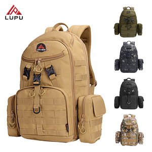 Mochila Táctica LUPU de 45L, Impermeable, Gran Capacidad, Oxford, Camuflaje, Cierre de Cremallera, Marco Interno, para Campismo y Senderismo al Aire Libre - Product Image 1
