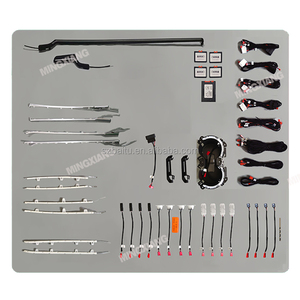 Lumière d'Ambiance Intérieure de Voiture Multicolore en Fibre de Carbone LED, Modification Lumineuse pour <span class=keywords><strong>Audi</strong></span> A4 A5 B9 2017-2021 - Product Image 1