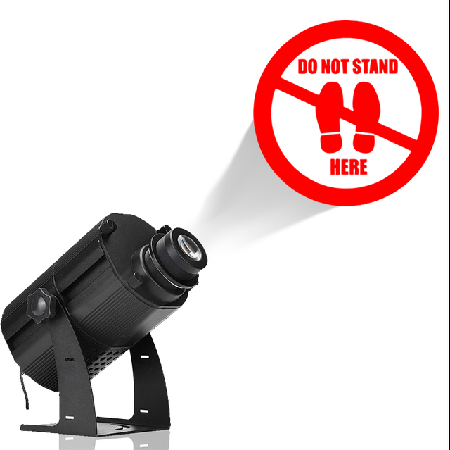 High Definition Led logo Light Projector Advertising Outdoor IP65 Waterproof Gobo Industrial Projector Light