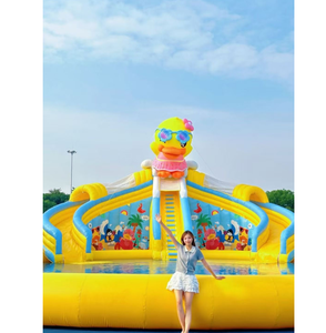 Toboggans aquatiques gonflables en PVC de bonne qualité pour usage privé, toboggan pour enfants avec installation facile - <span class=keywords><strong>Vente</strong></span> de jouets fantaisie - Product Image 5