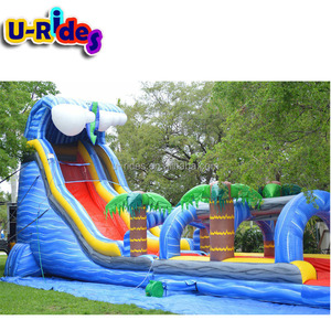 Tobogán de agua de salto de castillo inflable de altura superior de gato Jerry de grado comercial para Parque de diversión - Product Image 2