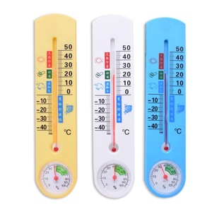 JTW Indoor Temperature Humidity Meter <b>Plastic</b> Scale Thermometer Model 337 Wall Mount With <b>Hook</b> - Product Image 3