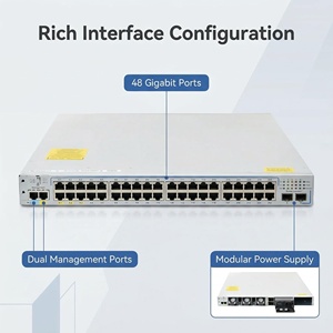 Commutateur C9300X-48HX-E d'origine, 48 ports multi-Gigabit, réseau géré avec PoE++ pour usage professionnel - Product Image 4
