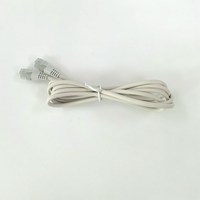 Câble téléphonique torsadé RJ11/RJ45 6P2C/8P8C Cat3 en cuivre massif avec gaine en PVC pour usage télécom - Câble de brassage