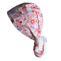 Bonnet de chirurgien personnalisé imprimé avec doublure en satin, ajustable, pour femmes, OEM ODM