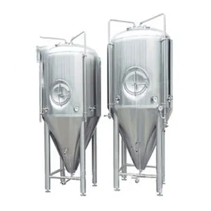 Diskon besar 1000L peralatan pembuatan bir fermentasi baja tahan karat mesin pembuat bir mikro proyek turnkey untuk dijual