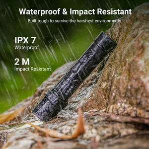 USB şarj edilebilir P8 <span class=keywords><strong>SWAT</strong></span> taktik el feneri için 1600 lümen LED alüminyum alaşımlı gövde IP68 su geçirmez derece 18650 pil - Product Image 6