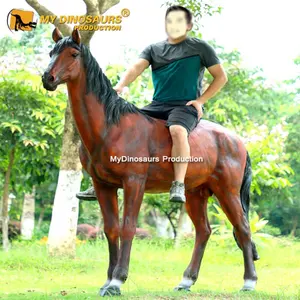 MyDino-caballo animatrónico de tamaño real, modelo AA46