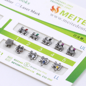 Dentale ortodonzia maglia di base MIM staffa di metallo - Product Image 6