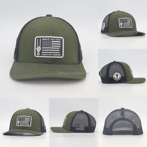 OEM Customized Richardson 112 Trucker Hat Cotton Plain Mesh Sports Cap Embroidery Patch Custom Logo Blank Mesh Snapback Gorras - Product Image 2