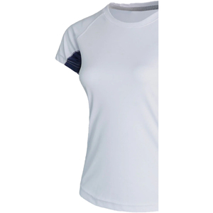 T-shirt à manches courtes col rond pour femme, style streetwear, respirant, écologique, en molleton uni 280g gris - Product Image 6