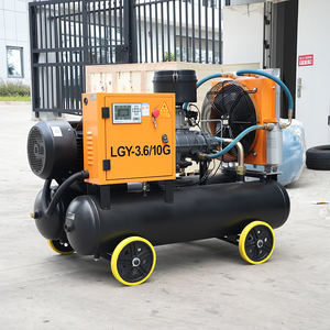 Compresseur d'air portable <span class=keywords><strong>APCOM</strong></span> 7,5 kW 10 HP, compresseurs à vis rotative 7,5 kW 10 HP avec moteur 380 V, compresseurs d'air à faible bruit - Product Image 3