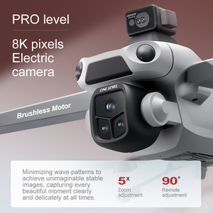 Dron GPS RC V198MAX Profesional FPV sin escobillas con láser para evitar obstáculos, cuadricóptero plegable óptico aéreo de larga distancia 5KM - Product Image 5