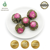 Thé en fleurs en gros, Globe Amaranth, Thé vert, 8g par pièce, 100% fait main, OEM ODM, Sac de 1kg, HACCP ISO, MOQ 5kg, Échantillon gratuit
