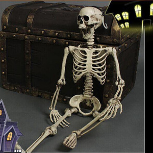 DAMAI Halloween Decorations Skeleton Life Size Skeleton Large Skeletons for Halloween Party Decor Haunted House Graveyard - Product Image 4