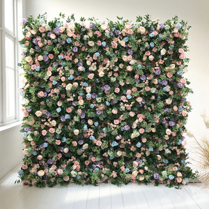 Thiết kế mới bán buôn tùy chỉnh hoa nhân tạo tường cho đám cưới trang trí kinh doanh - Product Image 4