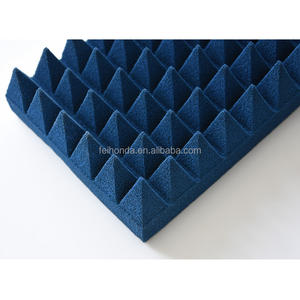 Anpassbare Größe Form Farbe Blau Druck beständiger Polyurethan-Schall kammer schaum für Antennen prüfgeräte - Product Image 1